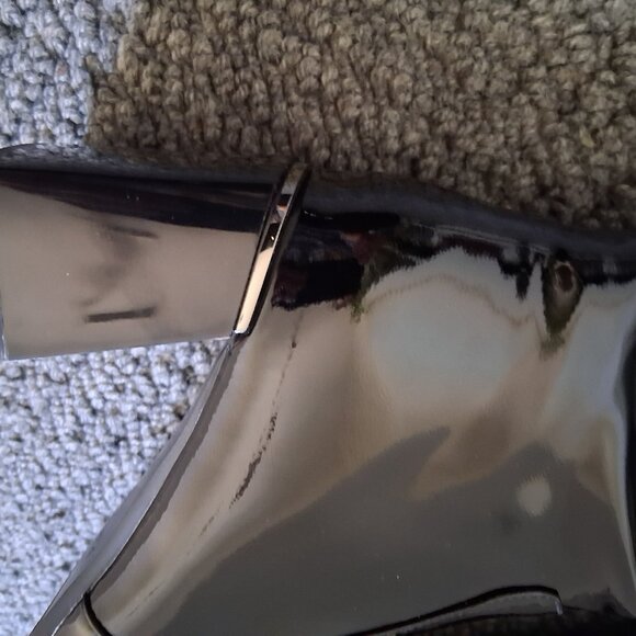 New Feetquake Tall High Patent Leather Boots - Picture 9 of 11